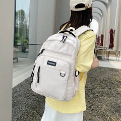 Nylon School Bag Teen Girls Travel Rucksack Casual Ladies Backpacks
