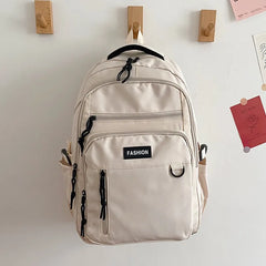 Nylon School Bag Teen Girls Travel Rucksack Casual Ladies Backpacks