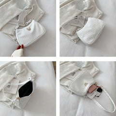 Butterfly Shoulder Side Bag Lady Summer Handbag Female Clutch Hobos Purse