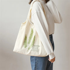 Canvas Vest Shopping Bags Eco Reusable Foldable Shoulder Bag