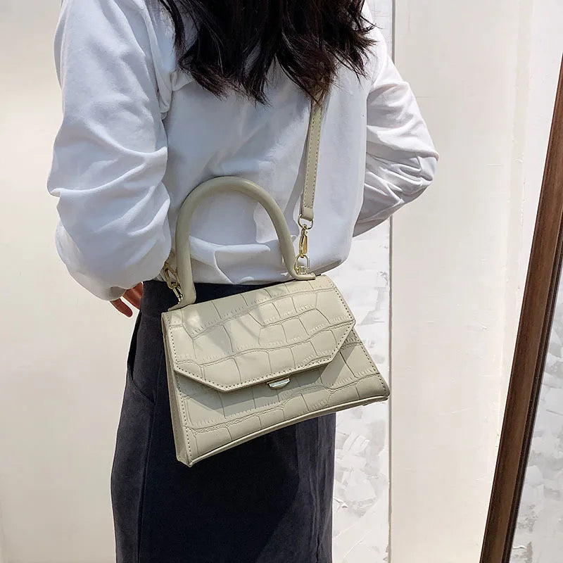 Small PU Leather Handbag Crossbody Bag for Women