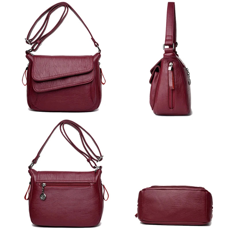 Soft PU Leather Handbags Shoulder Crossbody Bags for Women Purses And Handbags