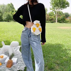 Yellow Duck Style Crossbody Bag for Women Shoulder Bag Purses and Handbag