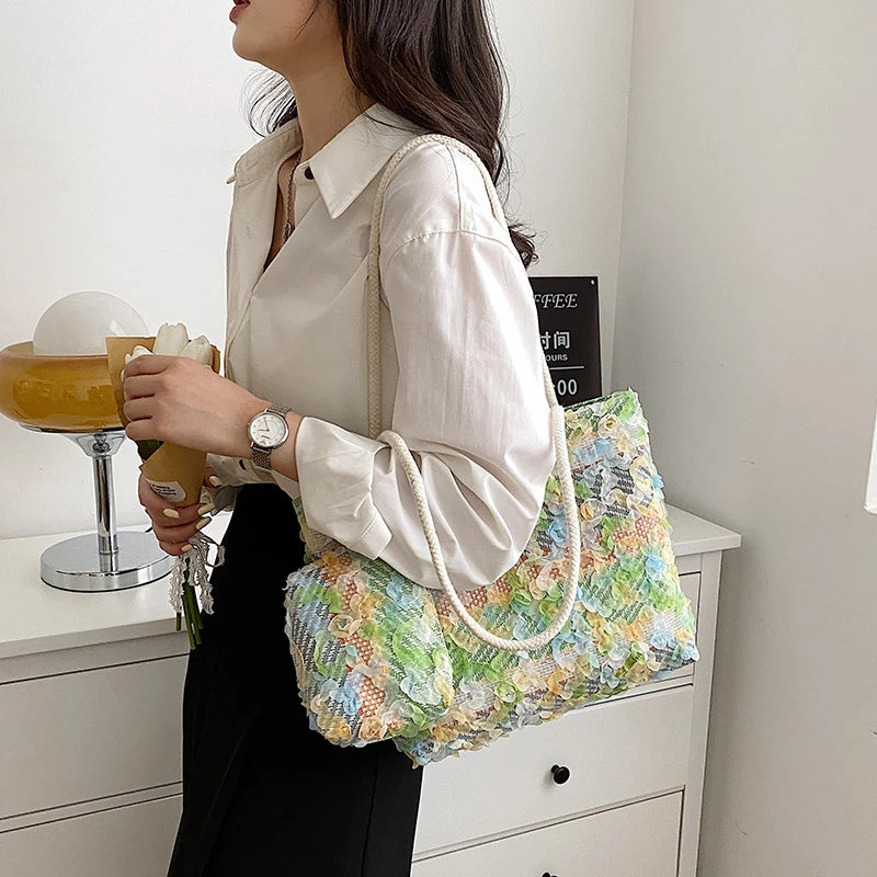 2PCS Shoulder Bag Handbags Big Bags For Women Casual Tote Bags