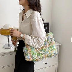 2PCS Shoulder Bag Handbags Big Bags For Women Casual Tote Bags