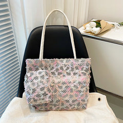 2PCS Shoulder Bag Handbags Big Bags For Women Casual Tote Bags