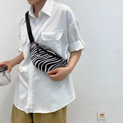 Leopard Crossbody Bag Waterproof Waist Bag Handbag for Women