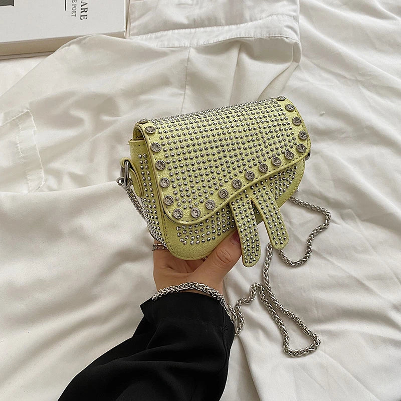 Mini Women Handbags Purses And Handbags Crossbody Chain Bag Diamond