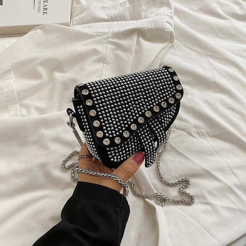 Mini Women Handbags Purses And Handbags Crossbody Chain Bag Diamond