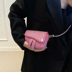 Mini Women Handbags Purses And Handbags Crossbody Chain Bag Diamond