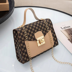 Chain Kelly Messenger Bag Printed Portable Small Square Purse Women Handbag