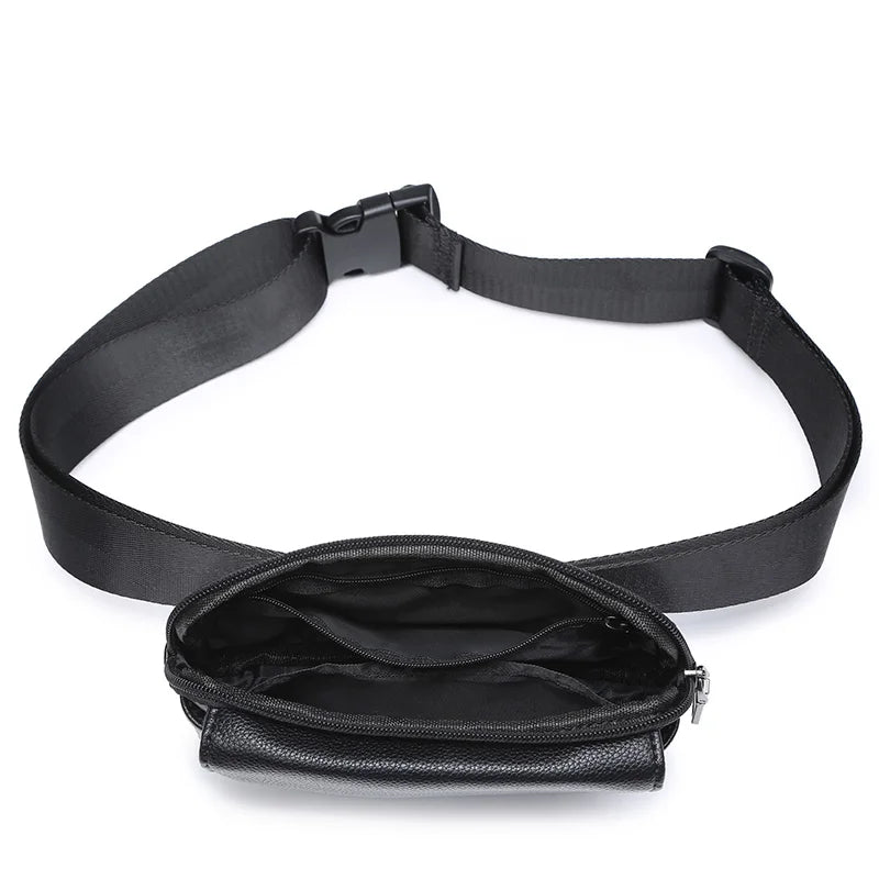 Women Waist Bag Ladies PU Leather Belt Travel Waist Packs Pouch Phone Bag