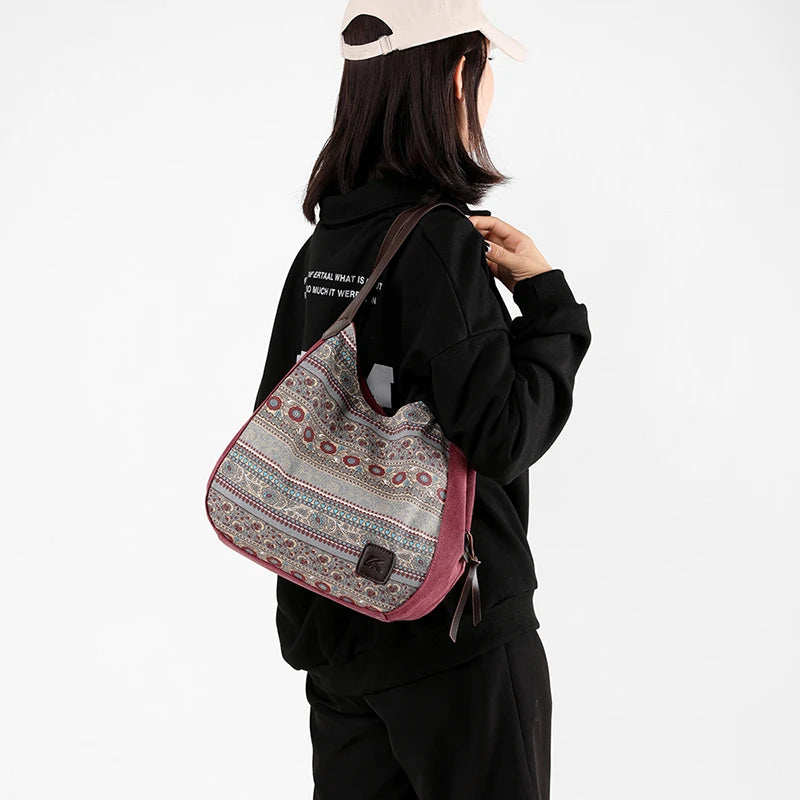 Hot Canvas Lady Handbags Women Purse Shoulder Bags