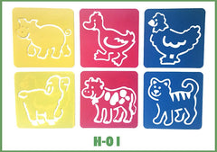 Kids Painting Templates, PP Hollow Drawing Board