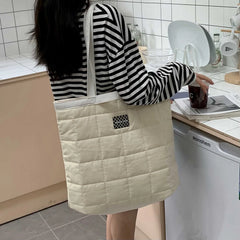 Puffer High Handbag Shopping Tote Bag
