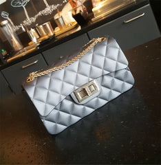 Matte Jelly Shoulder Bag for Ladies PVC Ringer Jelly Shoulder Bag