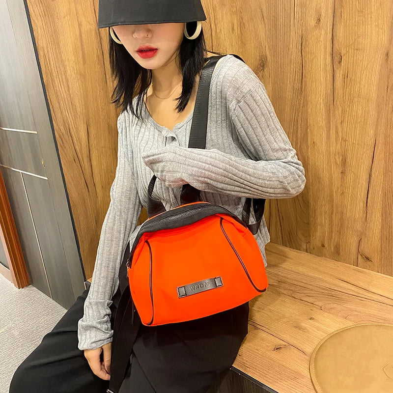 Small Nylon Backpack Purse High School Bag Travel Bag
