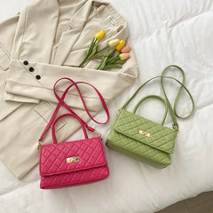 Women's Tote Bag Shoulder Flap Handbag PU Leather Purse