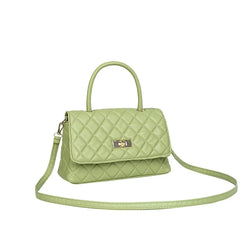 Women's Tote Bag Shoulder Flap Handbag PU Leather Purse