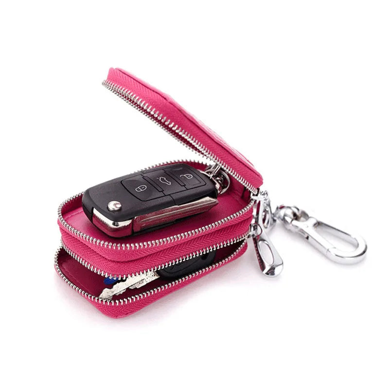 Women High Key Wallets Leather Waist Safety Hardwear