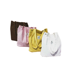 Women's Flannel Handbag - Large Capacity Shopping Tote