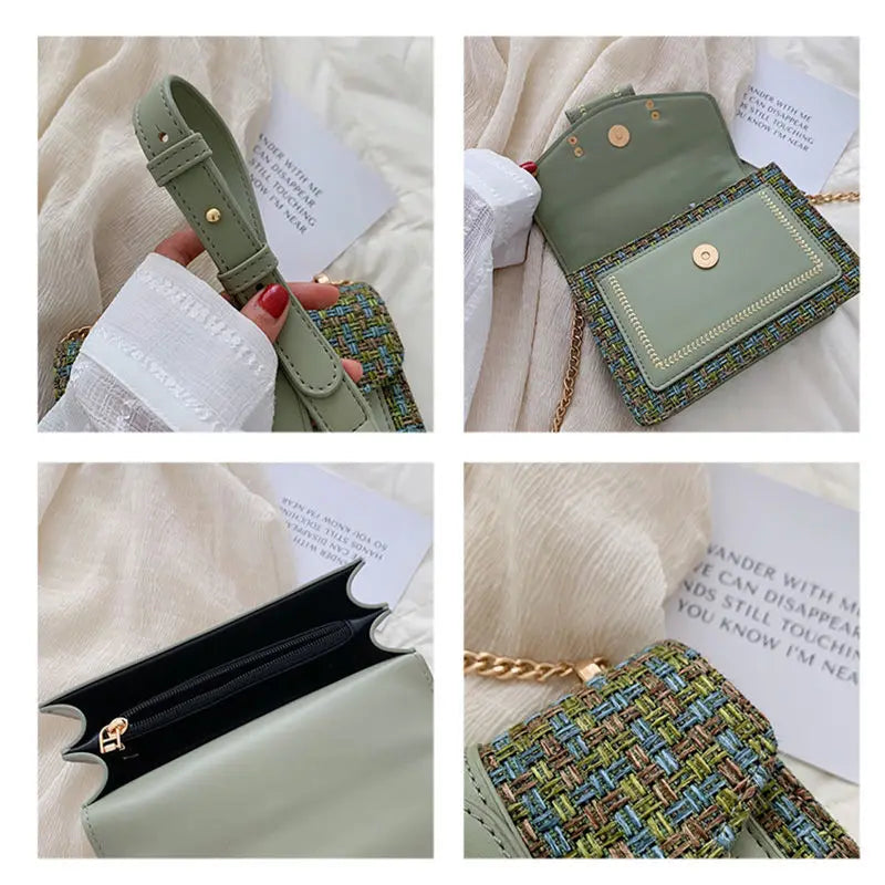 Women's Wide Strap Shoulder Bag Lady Handbag and Purse