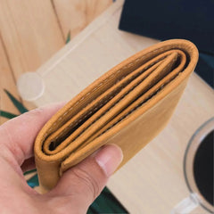 Trifold Leather Wallet for Men Christmas Gift Love From Wife
