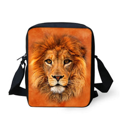Wild Animal Printing Shoulder Bag for Girls