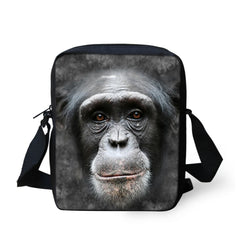 Wild Animal Printing Shoulder Bag for Girls