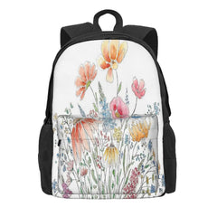 Wild Flower Bouquet & Backpacks Men's & Women's Bags