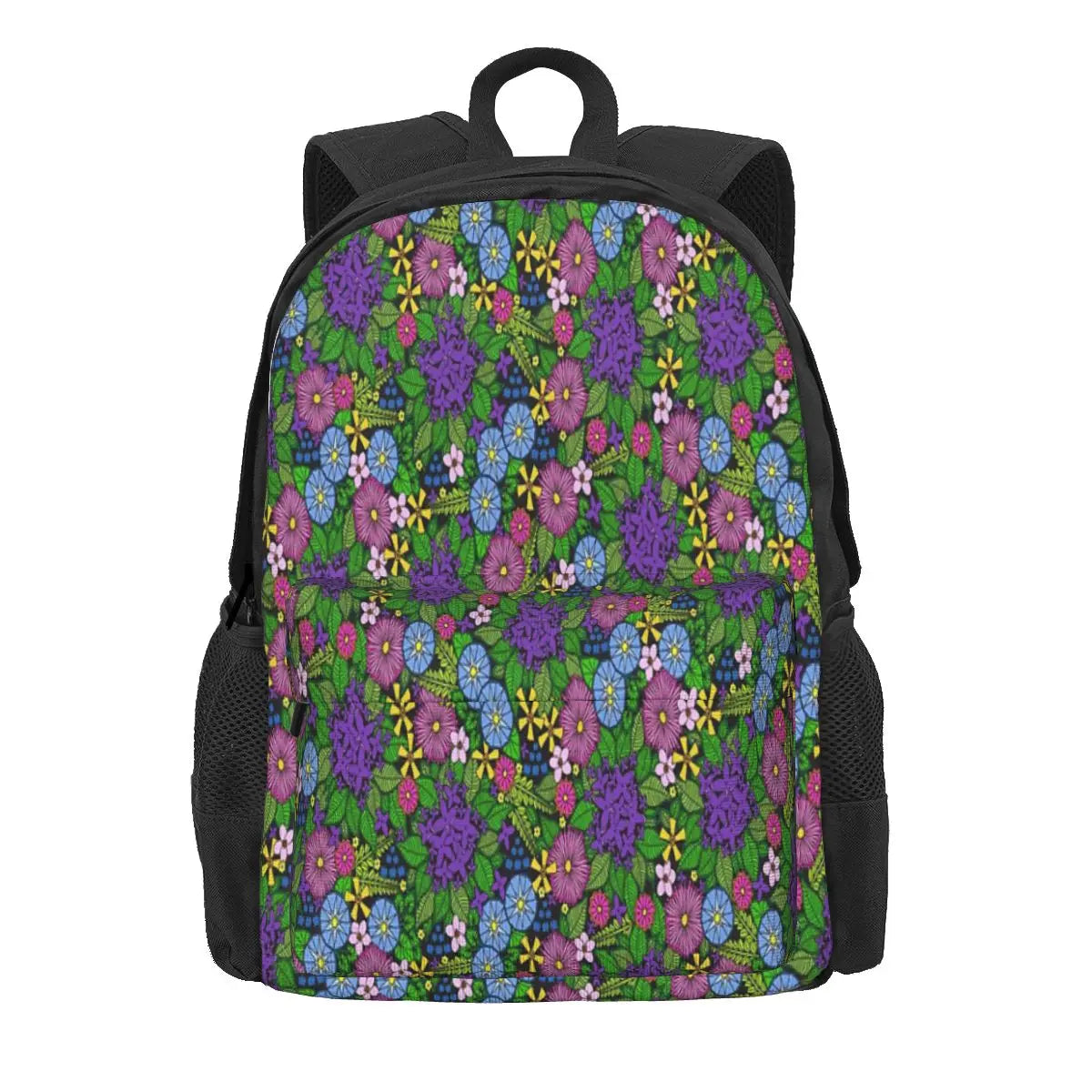 Wild Wildflowers Backpacks Men's & Women's Travel Bag