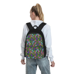 Wild Wildflowers Backpacks Men's & Women's Travel Bag