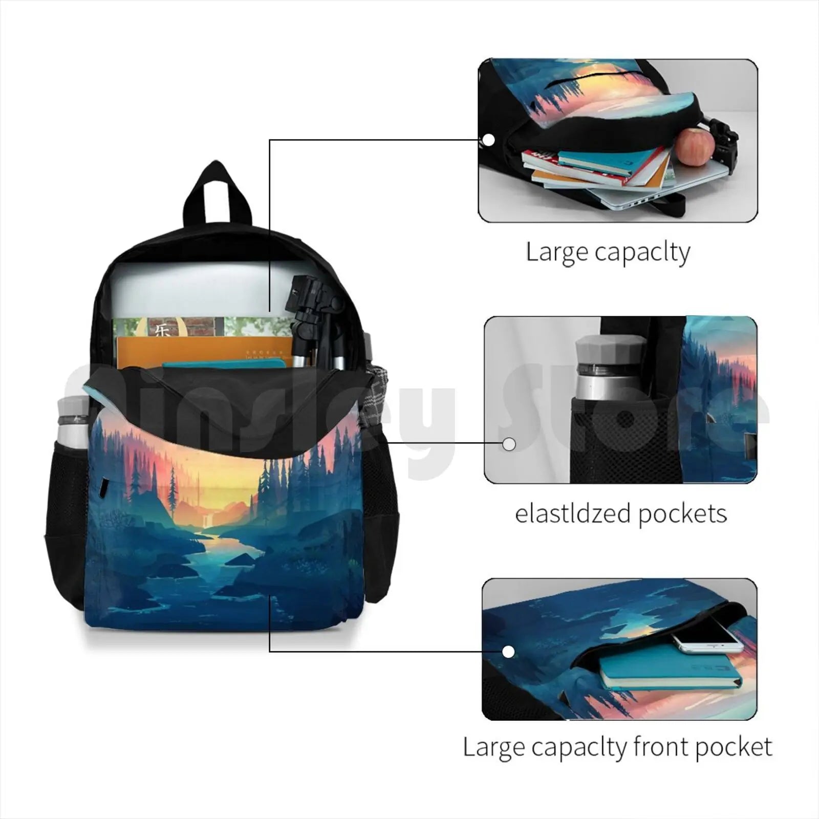 Minimalist Wilderness Hiking Backpack Climbing Bag