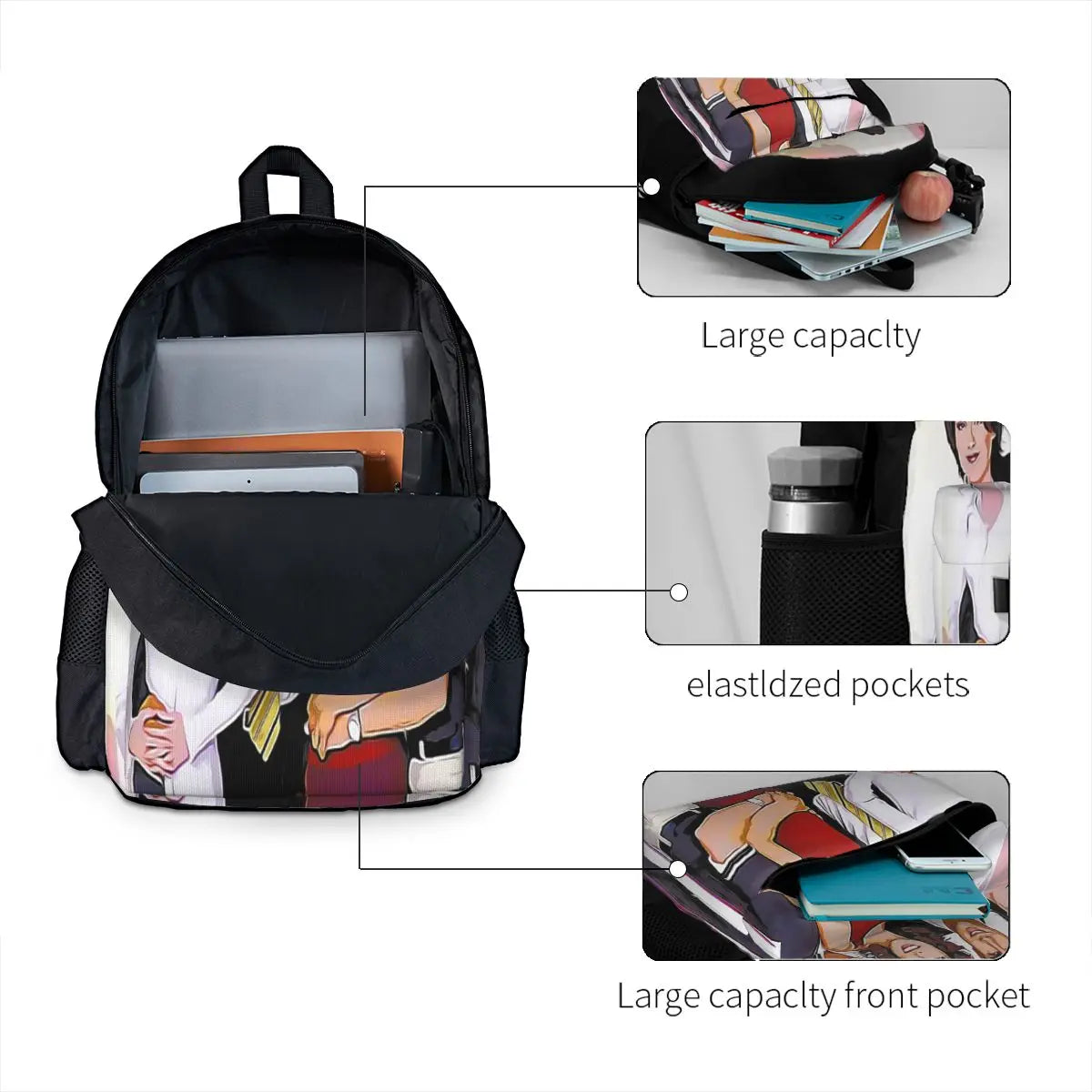 Will & Grace Backpacks Men Women Bags Man Bag
