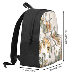 Floral Watercolour Backpacks Men's & Women's School Bag