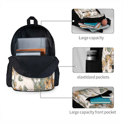 Floral Watercolour Backpacks Men's & Women's School Bag