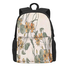 Floral Watercolour Backpacks Men's & Women's School Bag
