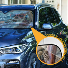 Foldable Sun Visor Glass Cover for Car