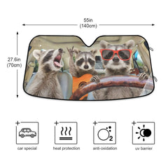 Foldable Sun Visor Glass Cover for Car