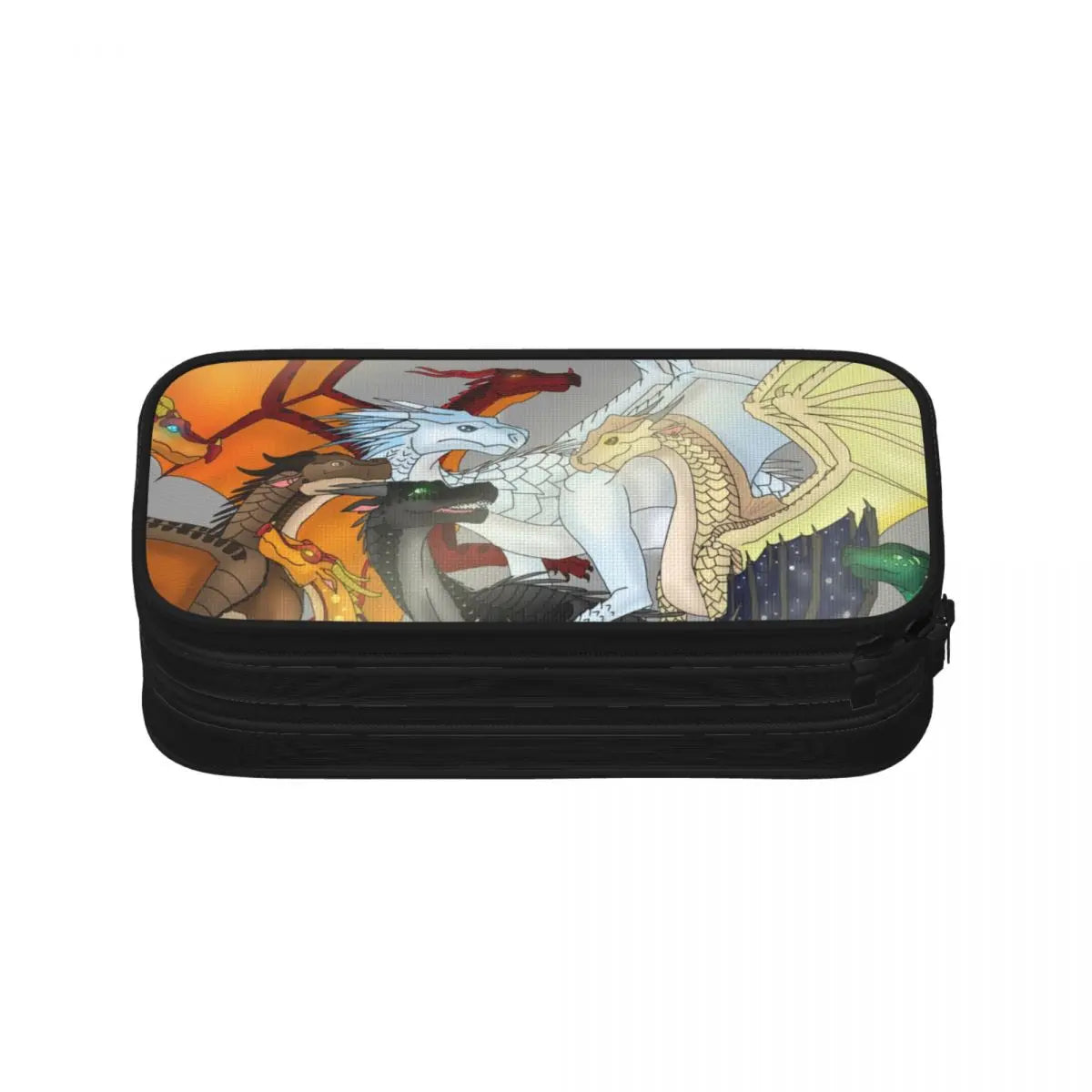 Wing Of Fire Pen Box Student School Anime Zipper Pen Bag