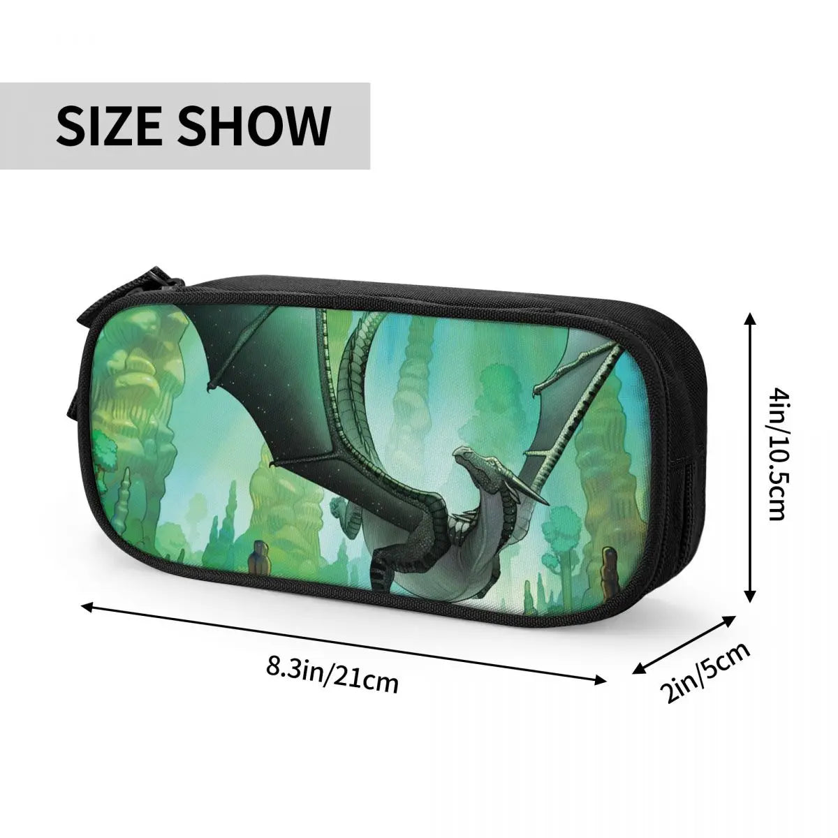 Wing Of Fire Pen Box Zipper Pen Bag Student Anime School Stationery Gift