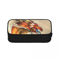 Wing Of Fire Pen Box Student School Anime Zipper Pen Bag Child Stationery Bag
