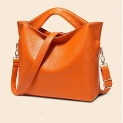 White Leather Wings Bag Commuter Bag for Women