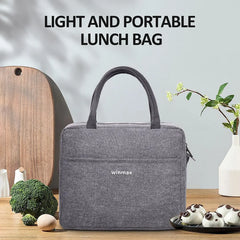 Waterproof Cooler Bags Zipper Thermal Lunch Box Totes for Women