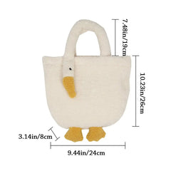 Winter Cashmere Shoulder Bag for Women