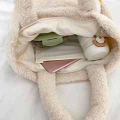 Winter Cashmere Shoulder Bag for Women