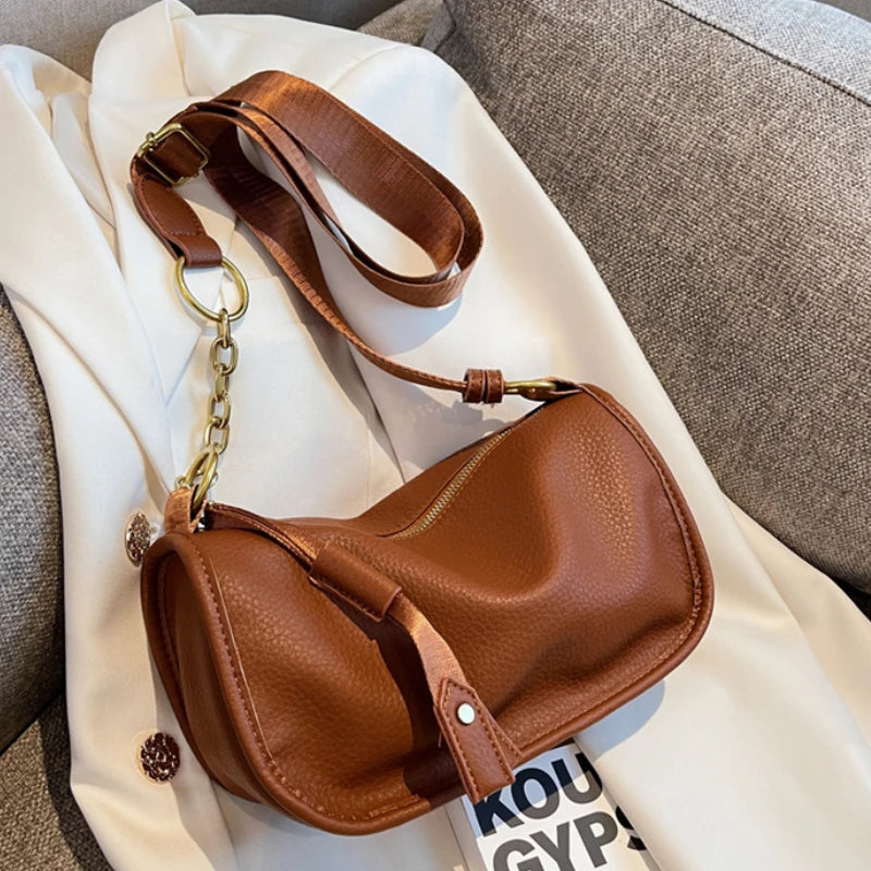 Winter Crossbody Sling Bag for Women Zipper Shoulder Side Bag Handbags