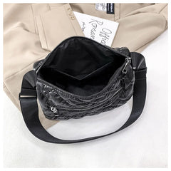 Winter Shoulder Bags for Women Space Pad Cotton Nylon Crossbody Bag