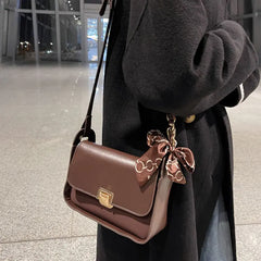 Winter Casual Small Handbags For Women High Pu Leather Female Shoulder Bag
