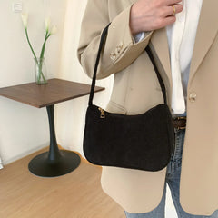 Winter Corduroy Underarm Bag Women Shoulder Bags